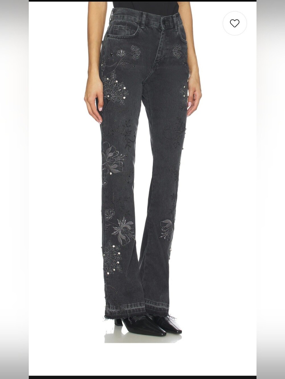 We The Free Irie Embellished Wide Leg in Phantom